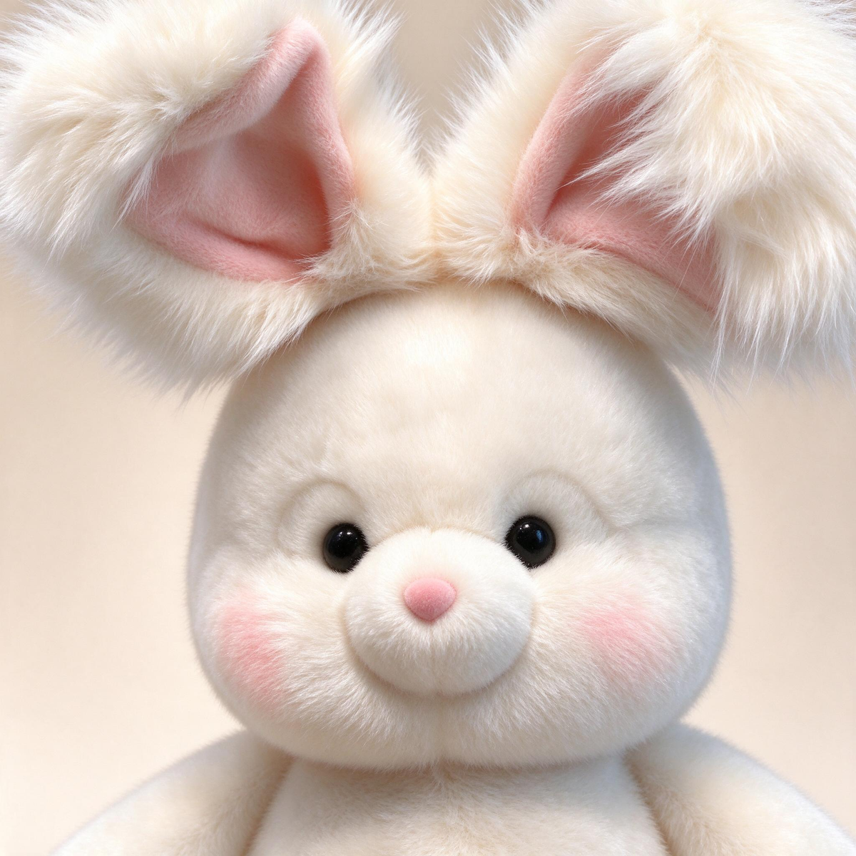 Hoppy Angora Bunny Plush
