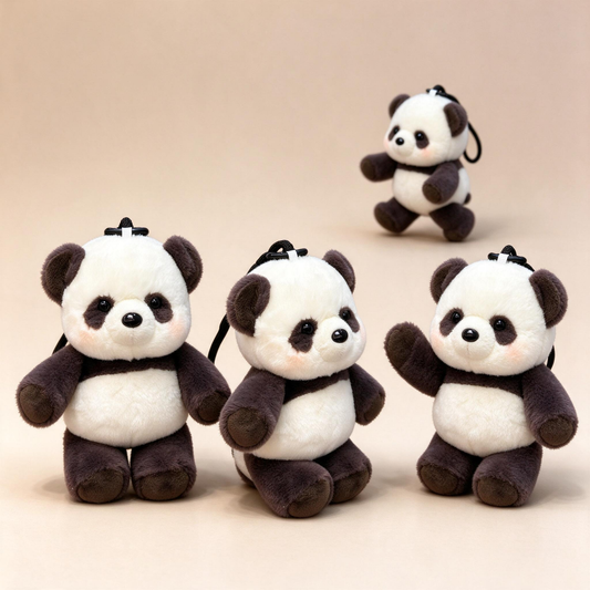 Wiggly Paws Panda Keychain