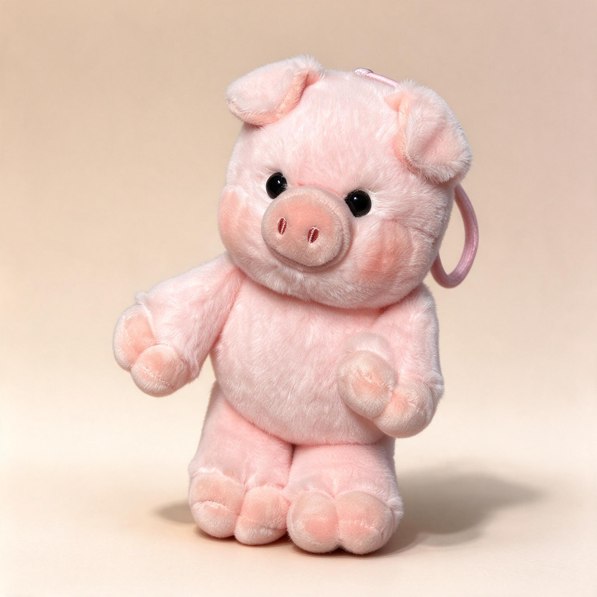 Oinkie Wiggles Pig Keychain