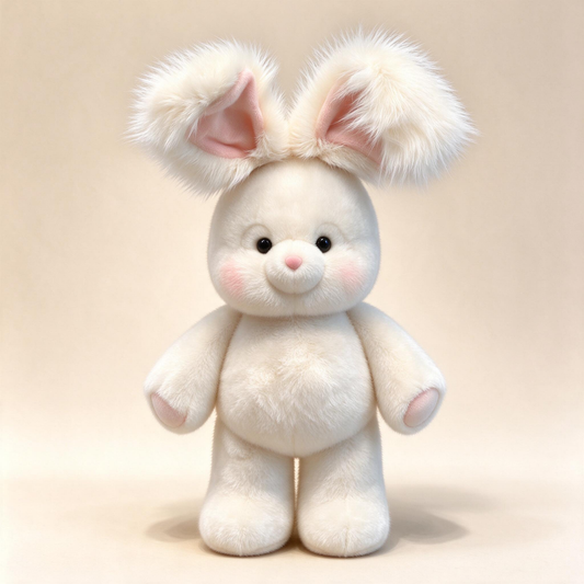 Hoppy Angora Bunny Plush
