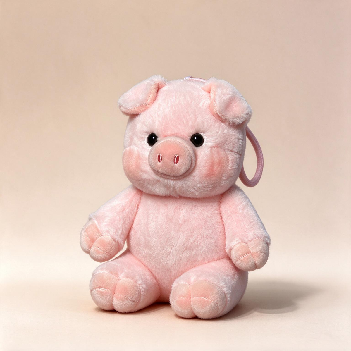 Oinkie Wiggles Pig Keychain