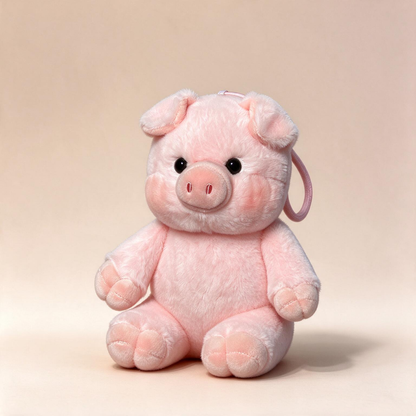 Oinkie Wiggles Pig Keychain
