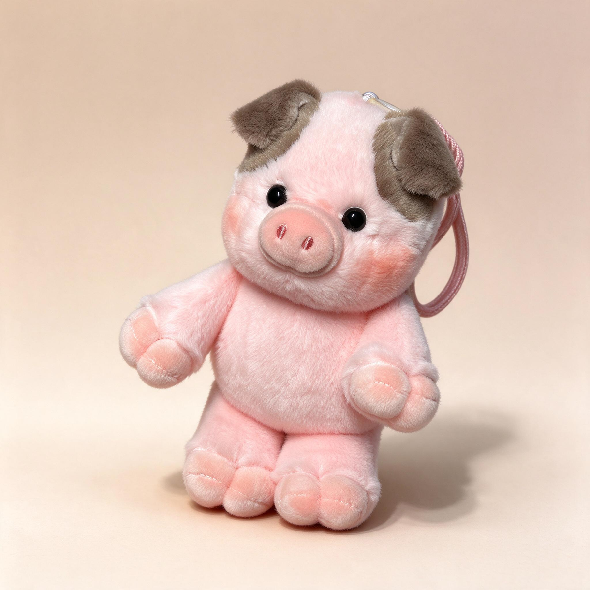 Oinkie Wiggles Pig Keychain