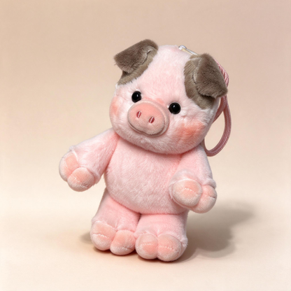 Oinkie Wiggles Pig Keychain