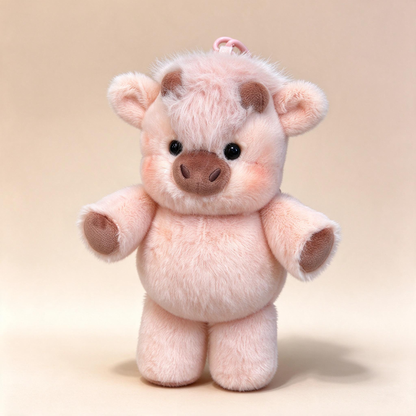 Moo Moo Highland Cow Keychain