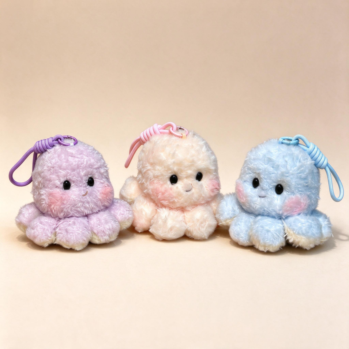 Tiny Tangles Octopus Keychain